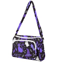 Halloween Party Seamless Repeat Pattern  Front Pocket Crossbody Bag by KentuckyClothing