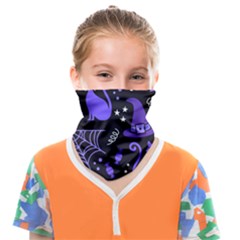 Halloween Party Seamless Repeat Pattern  Face Covering Bandana (kids) by KentuckyClothing