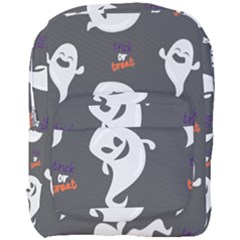 Halloween Ghost Trick Or Treat Seamless Repeat Pattern Full Print Backpack