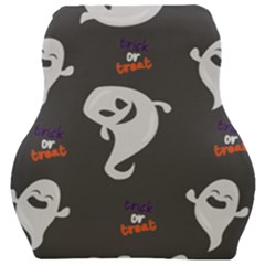 Halloween Ghost Trick Or Treat Seamless Repeat Pattern Car Seat Velour Cushion 