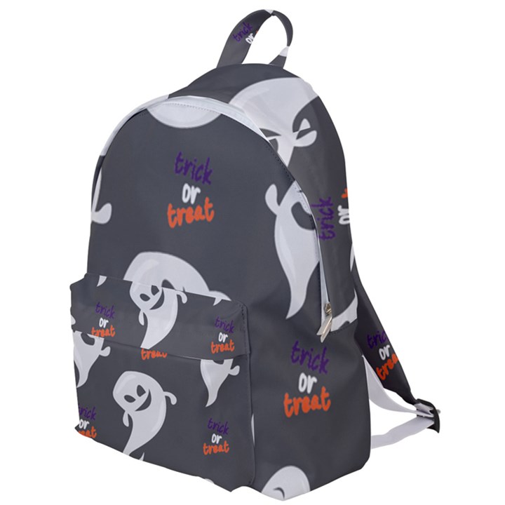 Halloween Ghost Trick or Treat Seamless Repeat Pattern The Plain Backpack