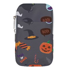 Halloween Themed Seamless Repeat Pattern Waist Pouch (large) by KentuckyClothing