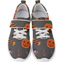 Halloween Themed Seamless Repeat Pattern Men s Velcro Strap Shoes View1