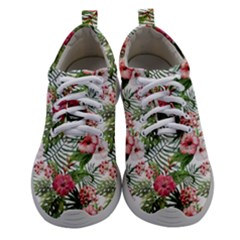 Monstera Flowers Pattern Athletic Shoes by goljakoff