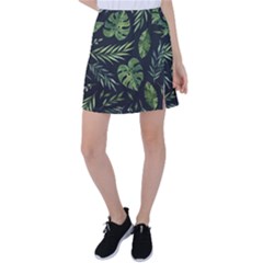 Green Leaves Tennis Skirt by goljakoff