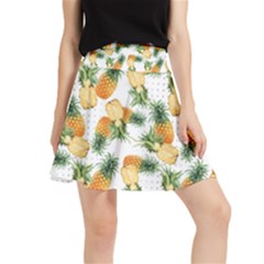 Tropical Pineapples Waistband Skirt by goljakoff