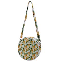 Tropical Pineapples Crossbody Circle Bag by goljakoff