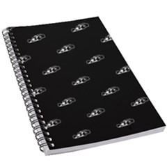 Formula One Black And White Graphic Pattern 5 5  X 8 5  Notebook by dflcprintsclothing