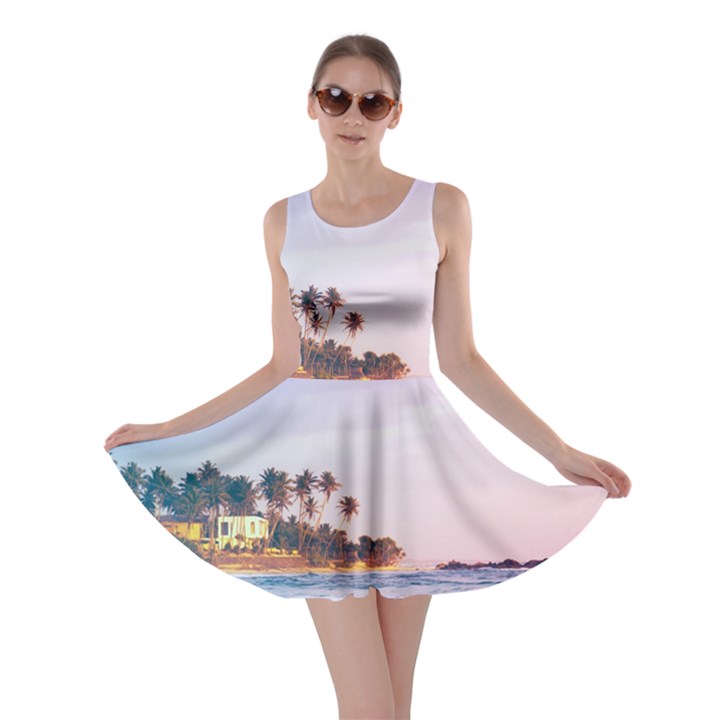 Seascape Skater Dress