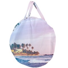 Seascape Giant Round Zipper Tote by goljakoff