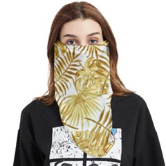 Golden Leaves Face Covering Bandana (triangle)