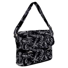Motorcycle Riders At Highway Buckle Messenger Bag by dflcprintsclothing