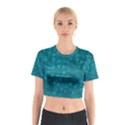 Aqua Folio Cotton Crop Top View1