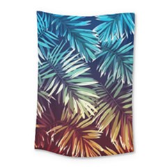 Tropic Leaves Small Tapestry by goljakoff