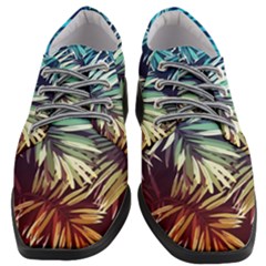 Tropic Leaves Women Heeled Oxford Shoes by goljakoff