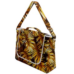 Golden Leaves Box Up Messenger Bag by goljakoff