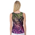 Purple leaves Women s Basketball Tank Top View2