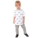 American Football Ball Motif Print Pattern Kids  Raglan Tee View1