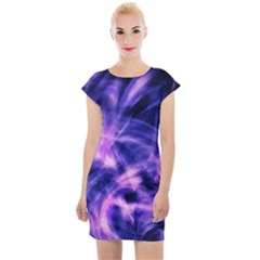 Plasma Hug Cap Sleeve Bodycon Dress by MRNStudios