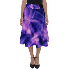 Plasma Hug Perfect Length Midi Skirt by MRNStudios