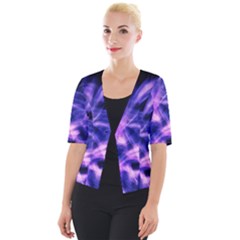 Plasma Hug Cropped Button Cardigan by MRNStudios