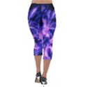 Plasma Hug Lightweight Velour Capri Leggings  View2