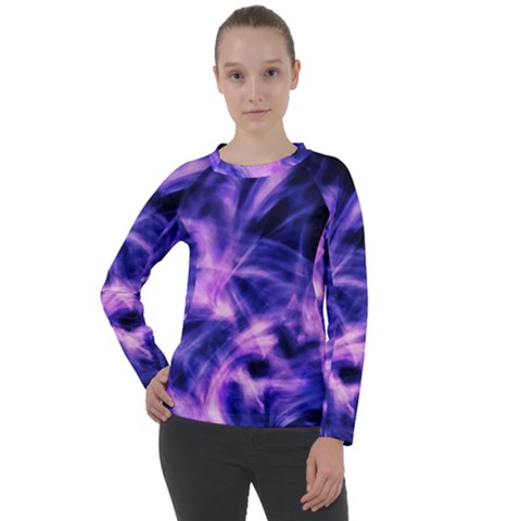 Plasma Hug Women s Long Sleeve Raglan Tee by MRNStudios