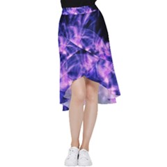 Plasma Hug Frill Hi Low Chiffon Skirt by MRNStudios