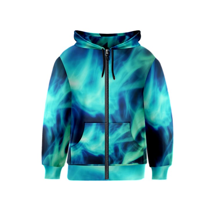 Glow Bomb  Kids  Zipper Hoodie