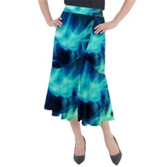 Glow Bomb  Midi Mermaid Skirt by MRNStudios