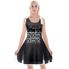 Tic Tac Monster Reversible Velvet Sleeveless Dress by TheFanSign