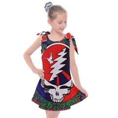 Grateful Dead - Kids  Tie Up Tunic Dress by Sapixe