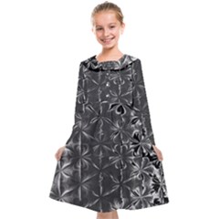 Lunar Eclipse Abstraction Kids  Midi Sailor Dress by MRNStudios