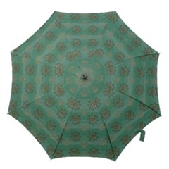 Beautiful Flowers Of Wood In The Starry Night Hook Handle Umbrellas (small) by pepitasart