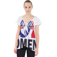 Womens March Lace Front Dolly Top