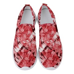 Red Leaves Women s Slip On Sneakers by goljakoff