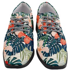 Tropical Flowers Women Heeled Oxford Shoes by goljakoff