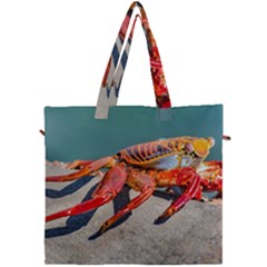 Colored Crab, Galapagos Island, Ecuador Canvas Travel Bag by dflcprintsclothing
