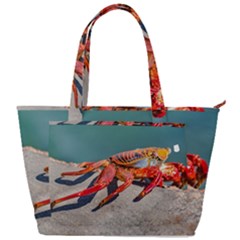 Colored Crab, Galapagos Island, Ecuador Back Pocket Shoulder Bag  by dflcprintsclothing
