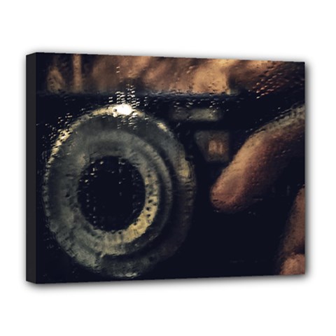 Creative Undercover Selfie Canvas 14  x 11  (Stretched)