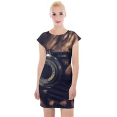 Creative Undercover Selfie Cap Sleeve Bodycon Dress