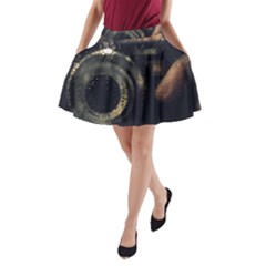 Creative Undercover Selfie A-Line Pocket Skirt