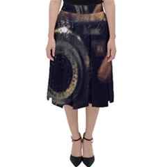 Creative Undercover Selfie Classic Midi Skirt by dflcprintsclothing