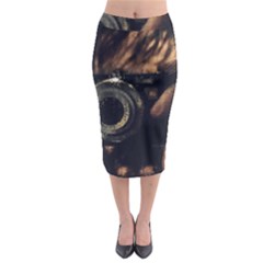 Creative Undercover Selfie Midi Pencil Skirt by dflcprintsclothing