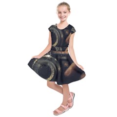 Creative Undercover Selfie Kids  Short Sleeve Dress