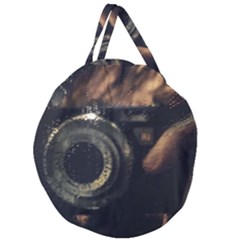 Creative Undercover Selfie Giant Round Zipper Tote by dflcprintsclothing