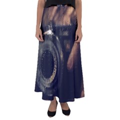Creative Undercover Selfie Flared Maxi Skirt by dflcprintsclothing