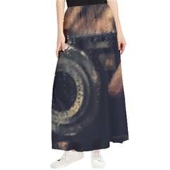 Creative Undercover Selfie Maxi Chiffon Skirt by dflcprintsclothing