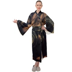 Creative Undercover Selfie Maxi Velour Kimono