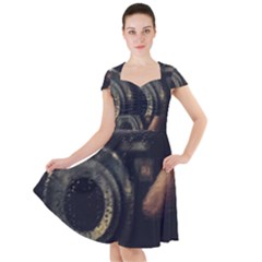 Creative Undercover Selfie Cap Sleeve Midi Dress by dflcprintsclothing